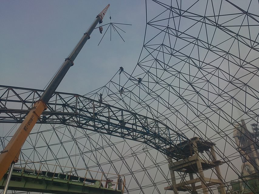 霍州网架施工
